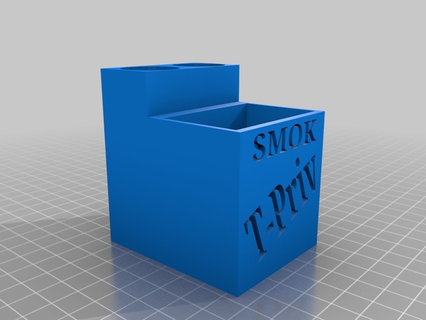 smok t-priv holder customized 3d printing 3d print model - Mito3D