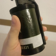 smoke granade airsoft bb dispenser gadget softair ganad 3d print model - Mito3D
