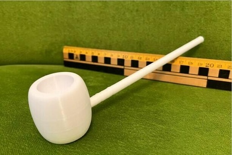 fumar tubo gandalf ish simplificado brinquedo 3d print model - Mito3D