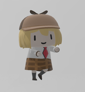 smol fighting soul Various hololive in amelia watson 3d print model - Mito3D