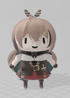 smol nanshi mumei hololive in nanashi 3d print model - Mito3D