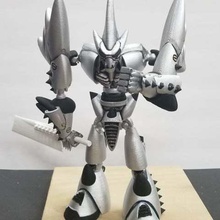 smooth blade robot game toy transformer sculpture robotech figure bionicle articulated action 3d print model - Mito3D
