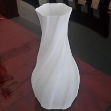 marcia liscio vaso casa arredamento il twisted spirale di fiori 3d print model - Mito3D
