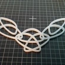 lisse collier bijoux jawerly 3d print model - Mito3D