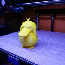 smooth psyduck game construction toys 3d print model - Mito3D