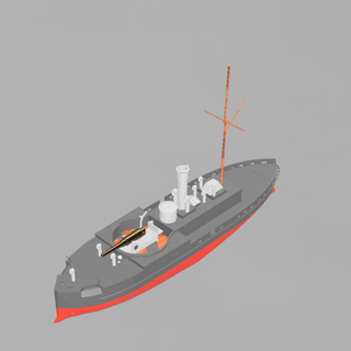 SMS yaban arısı 1 100 rc model tekne gemi rcboat Gemi savaş gemisi yeniden başlatma 3d print model - Mito3D