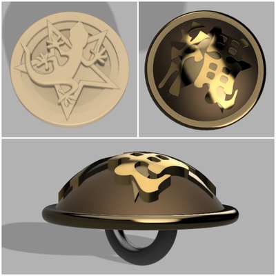 smt5 student badge & buttons shin megami tensei 5 smt v cosplay acessory button video game nahobino 3d print model - Mito3D
