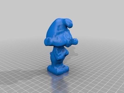 smurf 1 digitalizzatore makerbot scansione arte 3d print model - Mito3D