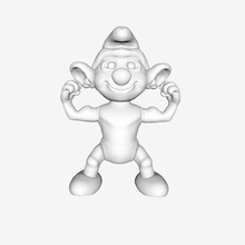 smurf hefty game smurfs schtroumpf toy 3d print model - Mito3D