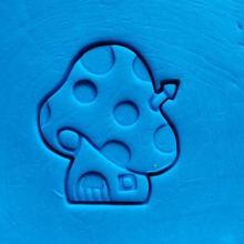 smurf house cookie cutter tool 3d print model - Mito3D