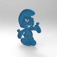 les schtroumpfs figurine porte-clés schtroumpf de peyo divers 3d print model - Mito3D