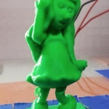 smurfs smurfette-1 game schtroumpf schtroumpfette toy pitufo 3d print model - Mito3D