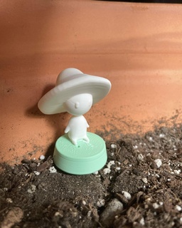 smush cogumelo brinquedo fofa 3d print model - Mito3D