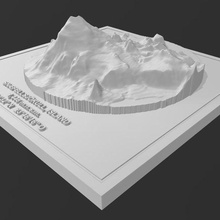 sn Fellsj Vulkan Island Vulkane Vulkanier Vulkanologie Vulkangeschichten Vulkanleben Natur Linderung Topographie Berg montieren Insel Photogrammetrie 3d print model - Mito3D
