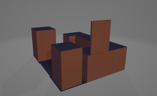 snack shack floor plan 3d print model - Mito3D