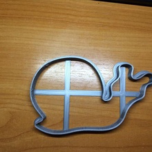 lumaca cookie cutter casa 3d print model - Mito3D