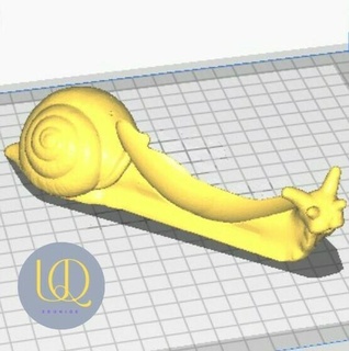 snail incense 3d unicq q top best snail&incense incese 3d print model - Mito3D