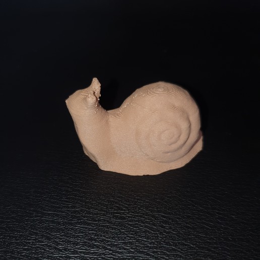 snail scanner telephone treat photo recap pc art put down 3D print model - Mito3D