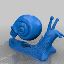 escargot crâne bougie chauffe plat lumière décor 3d print model - Mito3D