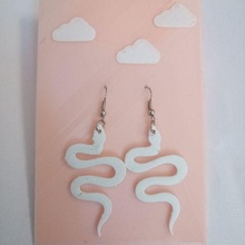 snake earring 3d print model - Mito3D