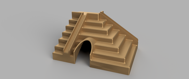 snake hide - temple corner 3d print model - Mito3D