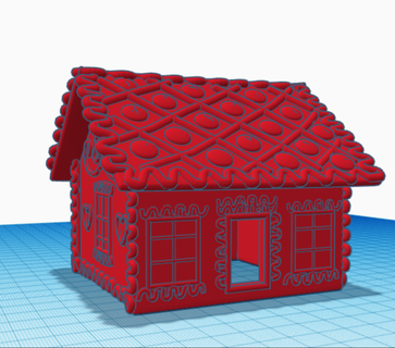 snake hide gingerbread house xmas reptile christmas 3d print model - Mito3D