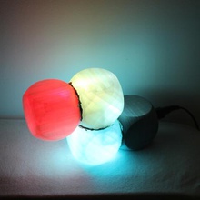 yılan lamba ev renkler küp küpleri masa lambası led LED ışık modüler bulmaca rgb 3d print model - Mito3D