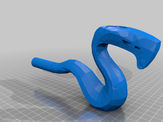 serpent lego alarme horloges l'horloge art 3d print model - Mito3D