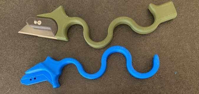 serpiente multi tool cuchillo herramienta multiple herramientas bricolaje diy fabricante 3d print model - Mito3D