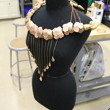 serpente collana gioielli indossabile tinkercad il lavoro degli studenti sja scultpris abbigliamento avant garde progetto di arte animale accessorio accessori 3d print model - Mito3D