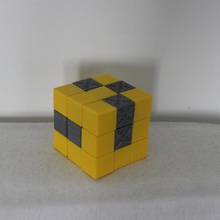 snake puzzle del cubo gioco cavo di alimentazione easy print facile utilizzo elastico giocattolo 3d print model - Mito3D