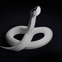 yılan ev dekorasyon iç vazo lüks misafir sanat 3d print model - Mito3D