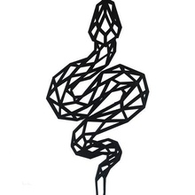 serpente parete deco arte animali 3d print model - Mito3D