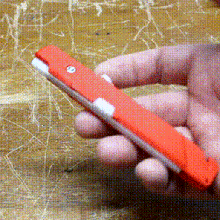 chasquido caja cortador 18mm magnético Jack cuchillo 3d print model - Mito3D