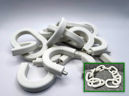 snap chain - it game toy clip fidget fun fit click fidgetclicker 3d print model - Mito3D