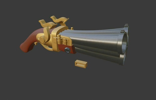 anlık ateş Dota tabanca Kostüm oyunu 3d print model - Mito3D