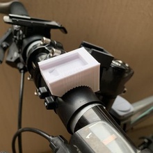 snap-fit lidar com barra de montagem da base dados remix recartilhado 22mm-34mm vários bicicleta moto snapfit desporto ao ar livre 3d print model - Mito3D
