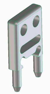 snapmaker allegato porta cerniera pull tab maniglia 20 3d stampante parti 3d print model - Mito3D