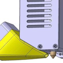 snapmaker part cooling fan shroud tool 3d printer accessories 3d print model - Mito3D
