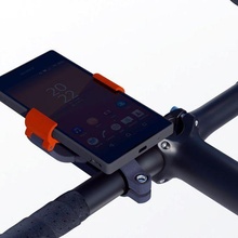 snapping handlebar mobile phone clamp 3d print model - Mito3D