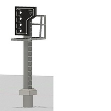 sncb vn cv-signal Spiel Modellbau h0 ho, ho 3d print model - Mito3D