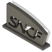 sncf logo juguete entrenar ho 3d print model - Mito3D