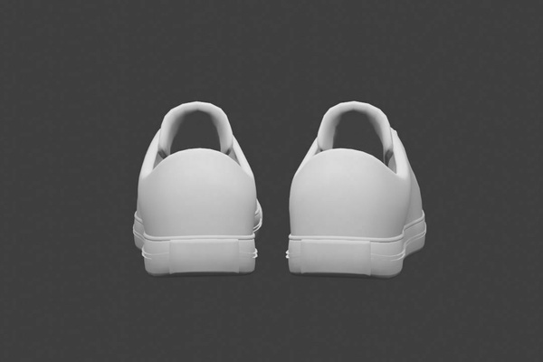 zapatilla conversar zapatillas deporte zapatos blanco ropa moda zapato 3d print model - Mito3D