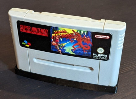 snes cartuccia titolare supporto amico protezione protettore nintendo 3d print model - Mito3D