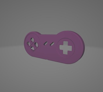 snes controller conchiglia controller conchiglia controller conchiglia Mario gioco Giochi controllo telecomando gioco 3d print model - Mito3D