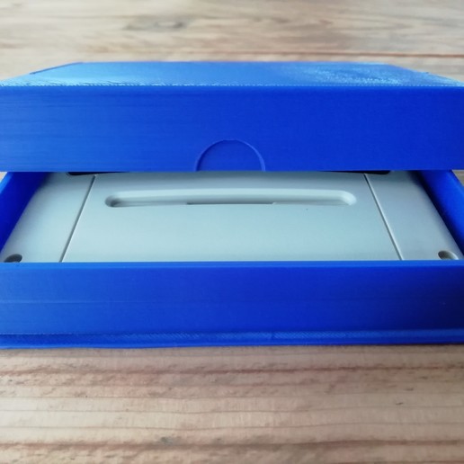 snes Spiel cartridge holder super nintendo Patrone 3D print model - Mito3D