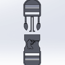 sniper clip divers sac 3d print model - Mito3D