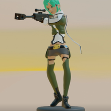 sniper sao art kirito manga weapon 3d print model - Mito3D