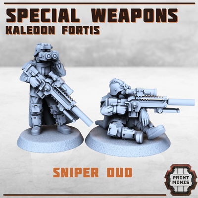 sniper special weapons troops military army squad sci-fi 3d print model - Mito3D