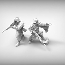 sniper a arte 28mm dkok figura miniatura soldado tampo de mesa guerra wargaming modelos 3d print model - Mito3D
